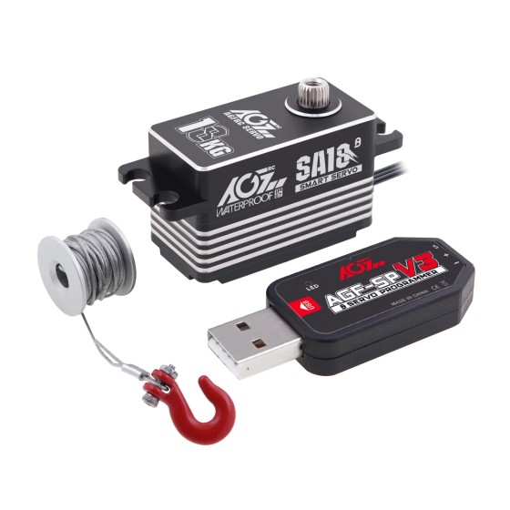 Original AGFRC Corel ess Motor RC Teile Corel ess 0,11 Sek. 18kg-cm Metall getriebe RC für 12 RC Truck Cars Robot